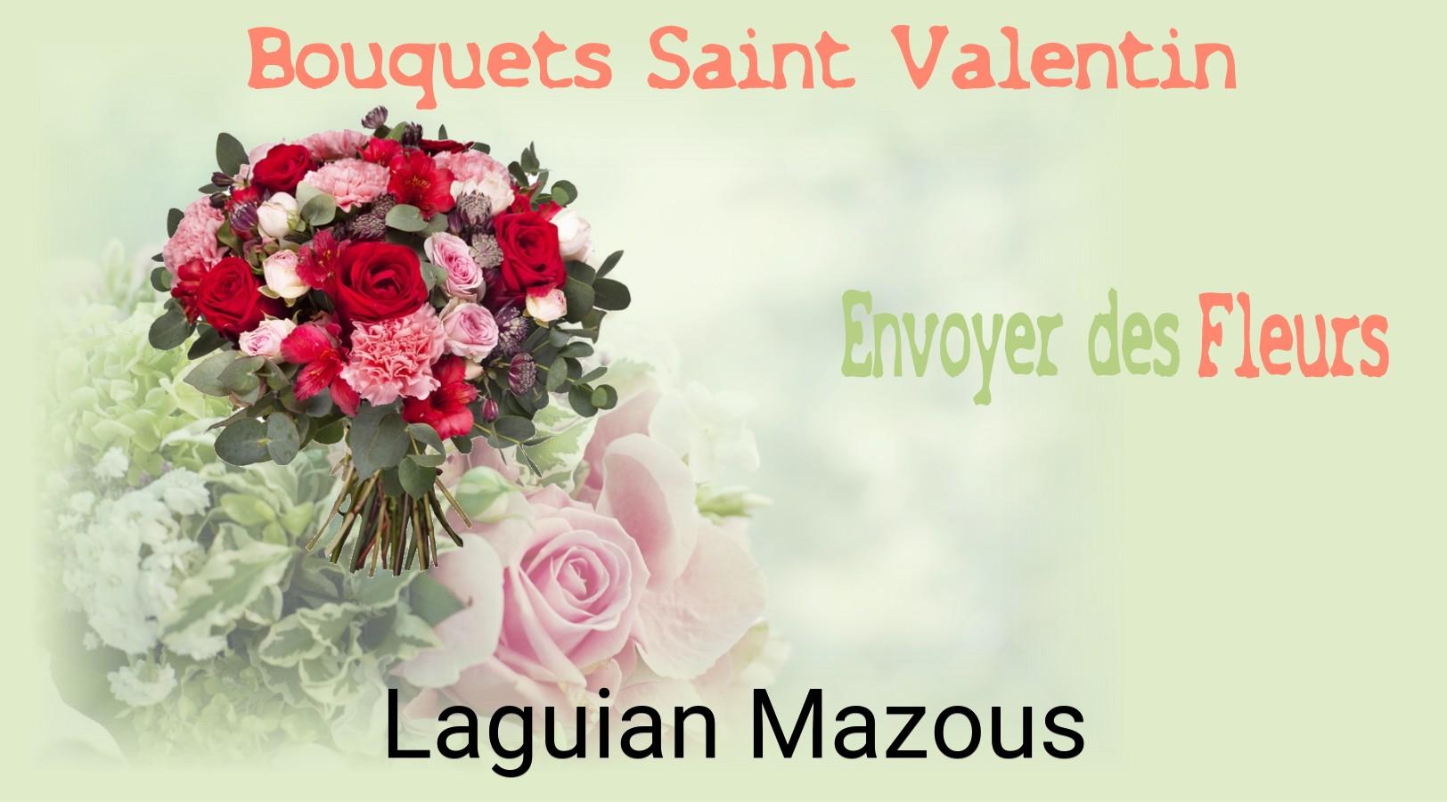Roses de Saint-Valentin livrées à Laguian-Mazous